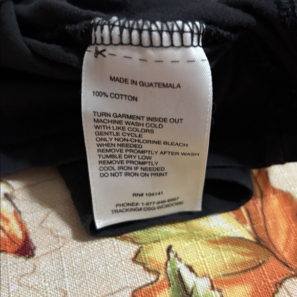 2/$4 DSG Black Long Sleeve Shirt with Ski Goggle Design - Picture 7 of 7